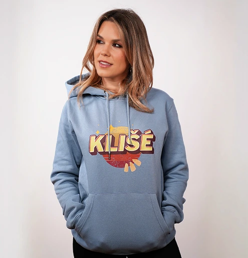 KLIŠÉ Hoodie by Nika Zorjan - modri - slika 2